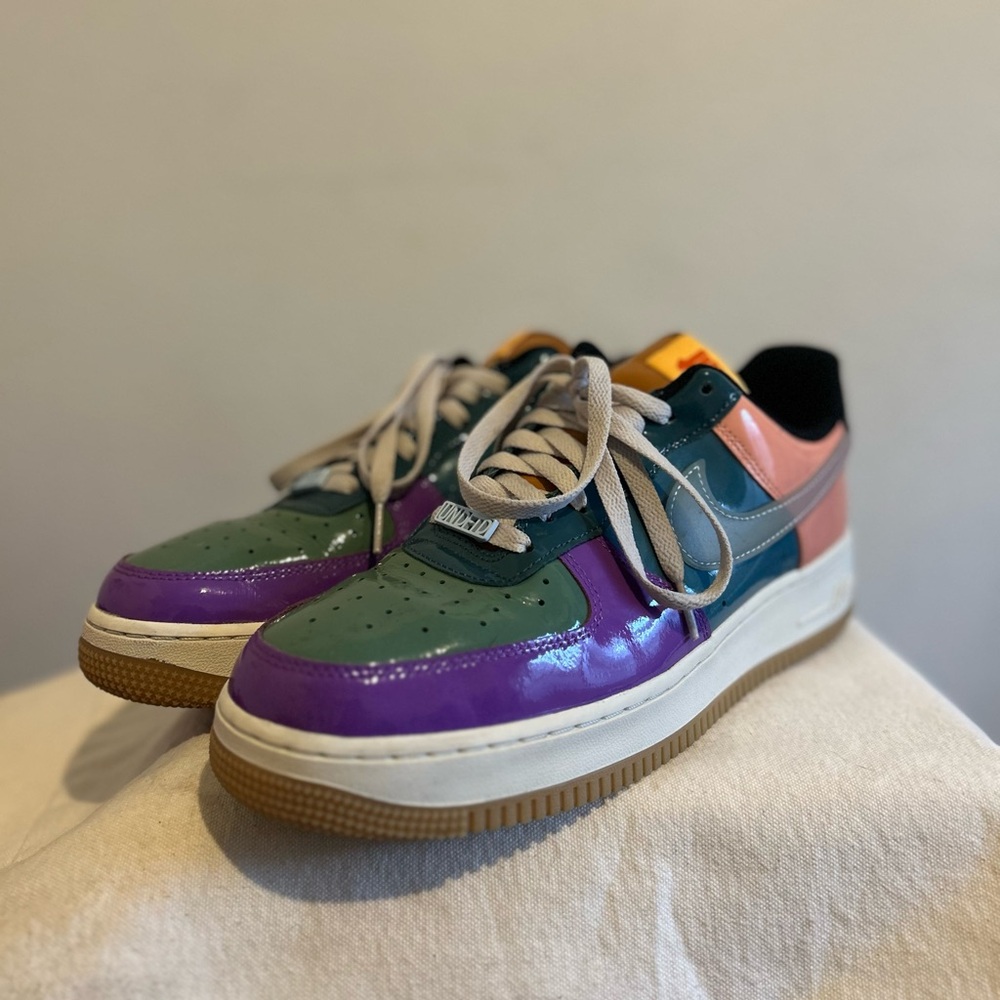 Undefeated x Nike AF1 Low Wildberry, Blue, Multi